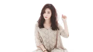 韩国美女孙恩书图片