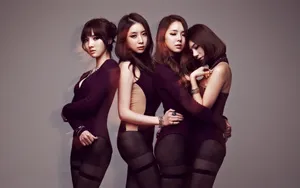 韩国美女组合图片壁纸_5