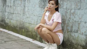 甜美女孩生活照图片_6