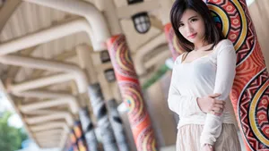性感邻家可爱美女生活照_13