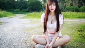 甜美女生夏瑶图片_5