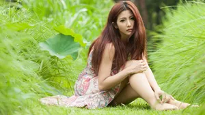 美女清新写真图片壁纸_6