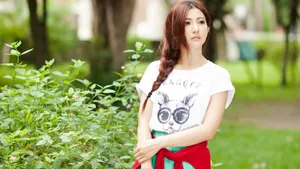 美女清新写真图片壁纸_10