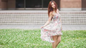 美女清新写真图片壁纸_12