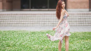 美女清新写真图片壁纸_13