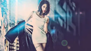个性酷美女图片壁纸_10