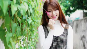 温柔甜美美女图片壁纸_6