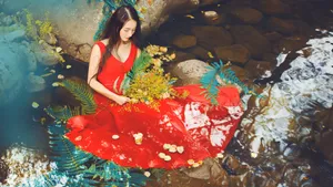 梦幻仙境般的美女图片