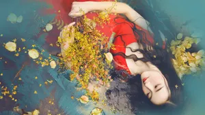 梦幻仙境般的美女图片_5