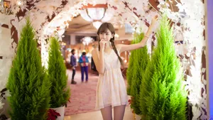 街拍美女模特陈潇图片