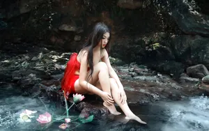 仙境意境唯美美女图片_12