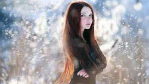 西方迷人少女图片壁纸_15