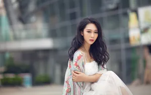 优雅女士图片壁纸_7