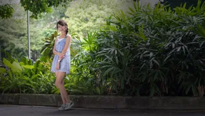 好看的乖乖女生图片_6