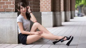 好看的乖乖女生图片_9