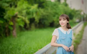 美丽恬静女生生活照_10