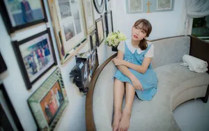 美丽恬静女生生活照_24