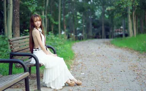 皮肤水娕养眼美女桌面壁纸_7
