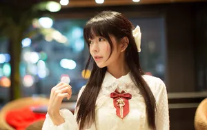 韩国高颜值美女yurisa图片壁纸_16