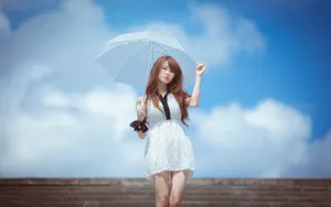 唯美美女桌面壁纸