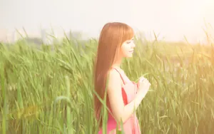 唯美美女桌面壁纸_10