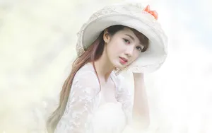 唯美美女桌面壁纸_17