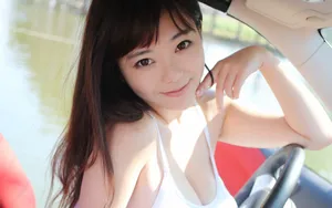 嫩模车模刘飞儿写真壁纸_4