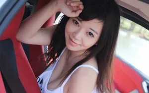 嫩模车模刘飞儿写真壁纸_8