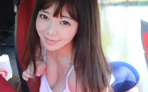 嫩模车模刘飞儿写真壁纸_16