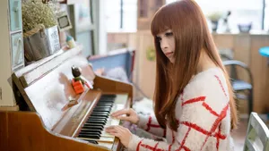甜美风格美女图片壁纸_6