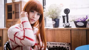 甜美风格美女图片壁纸_8