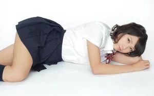 学生制服装套裙美女_13