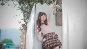 小清新甜美女孩壁纸_10