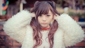 小清新甜美女孩壁纸_19