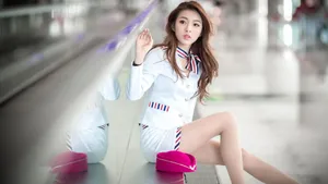 空姐制服刘思琪壁纸_14