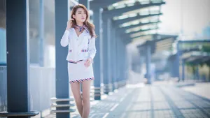 空姐制服刘思琪壁纸_18