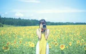 小清新美女图片壁纸_3