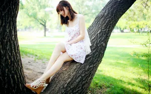 小清新美女图片壁纸_6