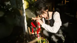 午后小清新美女图片_5