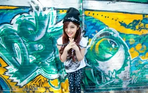 青春阳光美女赵奕欢壁纸_3