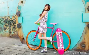 青春阳光美女赵奕欢壁纸_7