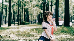 豆蔻年华青春少女壁纸_5