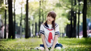 豆蔻年华青春少女壁纸_8