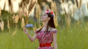 唯美清新美女壁纸_2