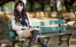 美女生活照写真壁纸_4