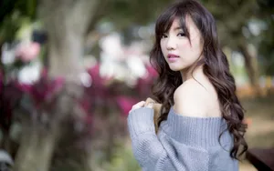 美女生活照写真壁纸_8