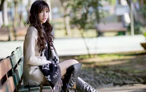美女生活照写真壁纸_12