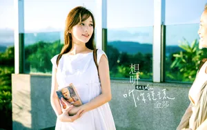 美女金莎桌面壁纸_3