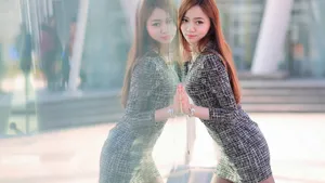 美女户外生活照图片_11