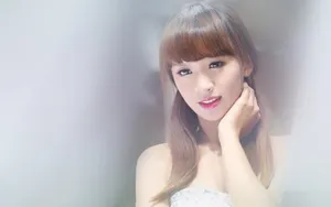 唯美淡蓝色美女图片_3